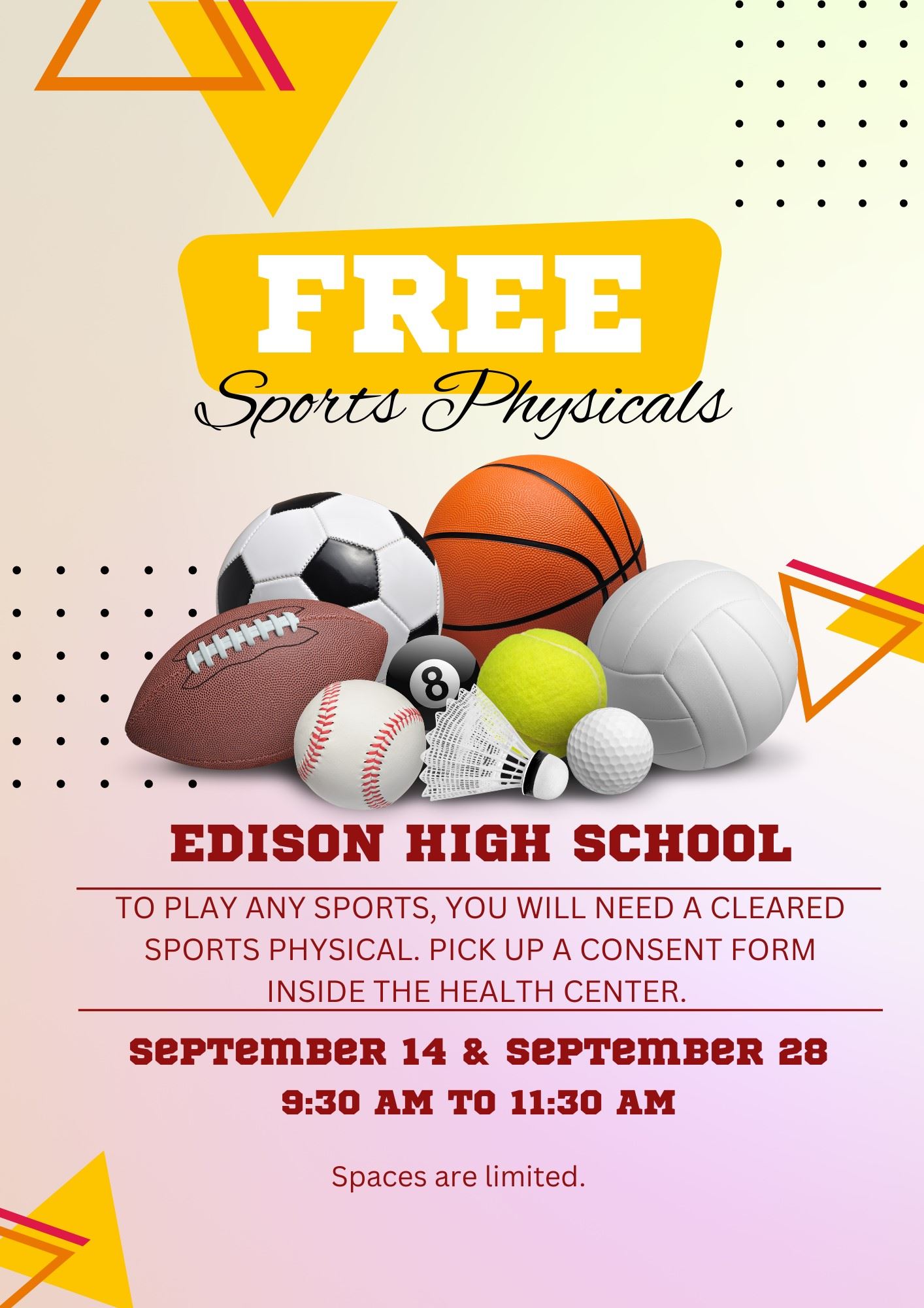  Sports Physicals